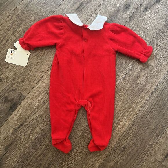 Vintage Baby Mickey & Co Romper 3 Months Christmas Terry Cloth - Picture 5 of 5
